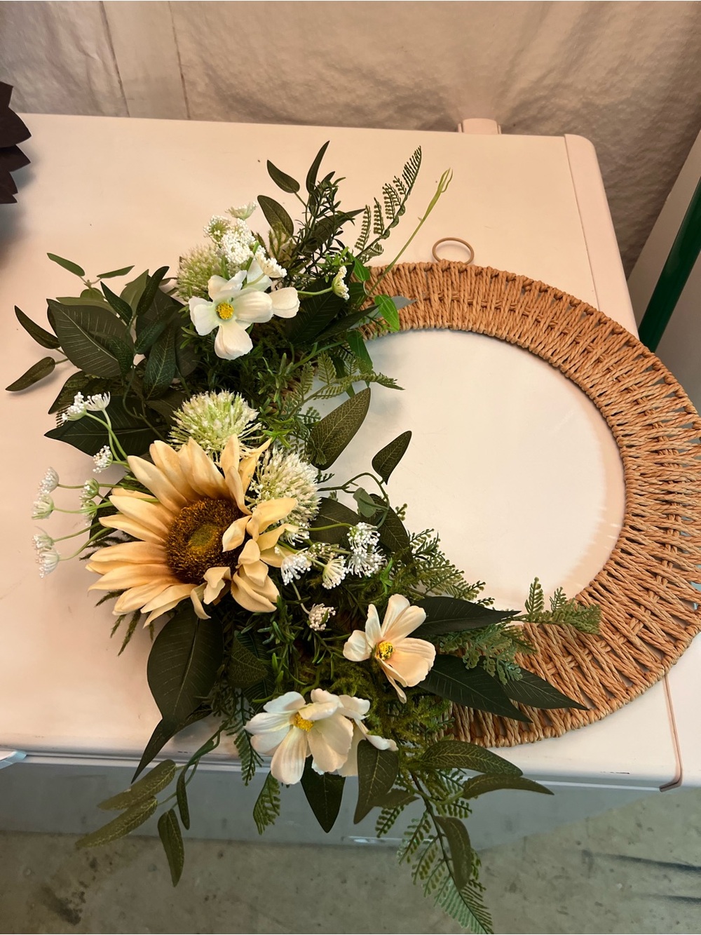 Sunflower wreath
